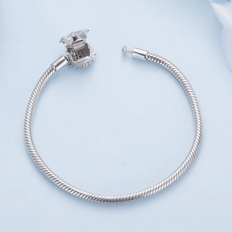 (image for) Pandora Style Sunflower Basics Chain Bracelet - BSB123 - View 4