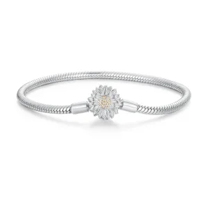 (image for) Pandora Style Sunflower Basics Chain Bracelet - BSB123