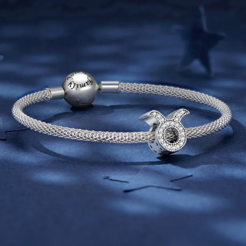 (image for) Pandora Style Taurus Lucky Zodiac Charm - SCC2516-2! - View 5
