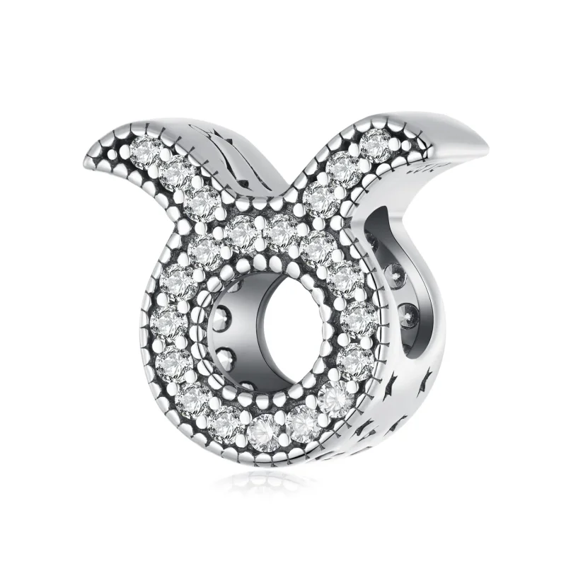 (image for) Pandora Style Taurus Lucky Zodiac Charm - SCC2516-2! - Product Image