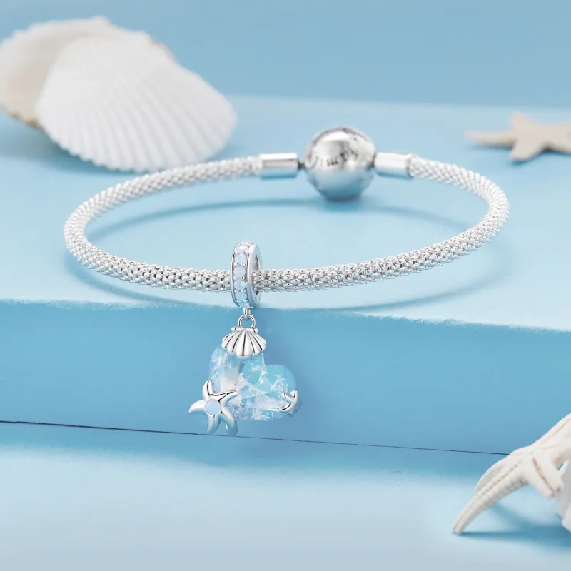 (image for) Pandora Style Underwater World Pendant Charm - BSC869 - View 3