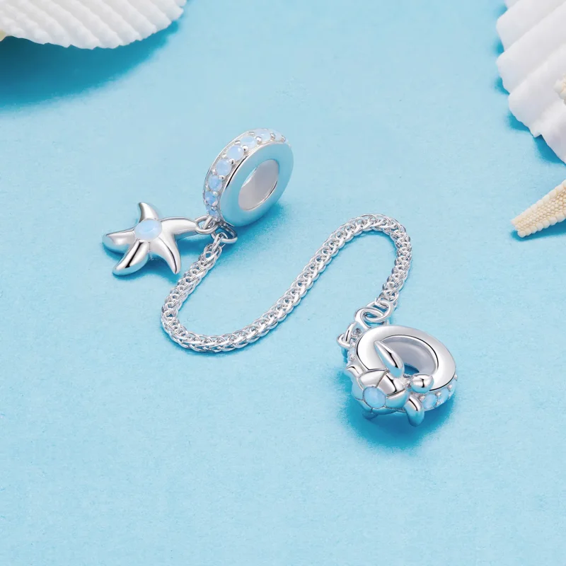 (image for) Pandora Style Underwater World Safety Chain - BSC870 - View 2