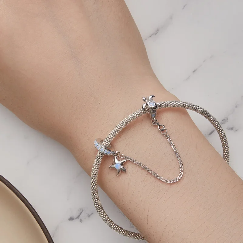 (image for) Pandora Style Underwater World Safety Chain - BSC870 - View 6