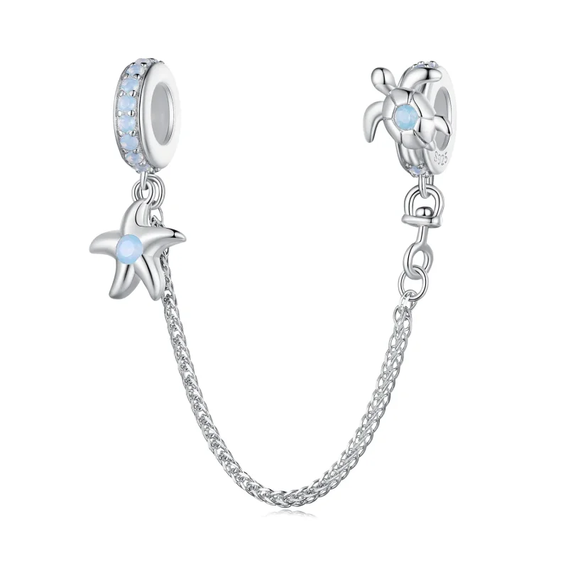 (image for) Pandora Style Underwater World Safety Chain - BSC870 - Product Image