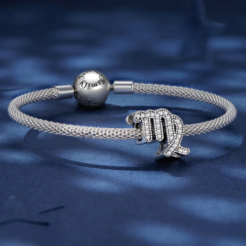 (image for) Pandora Style Virgo Lucky Zodiac Charm - SCC2516-6 - View 5