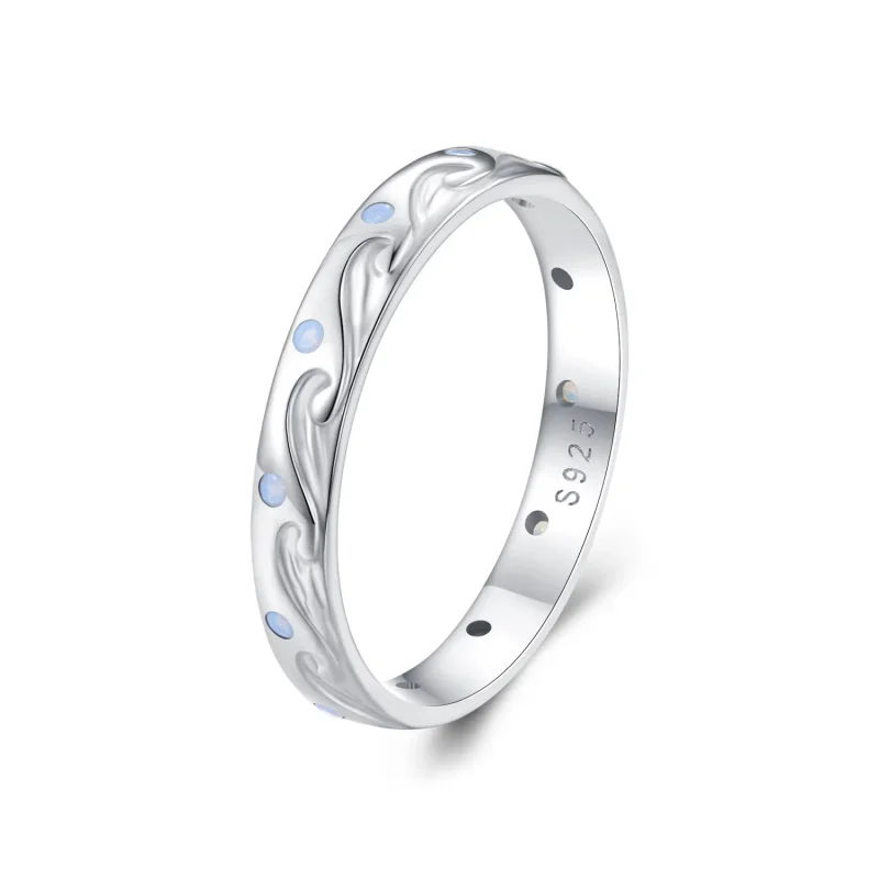 (image for) Pandora Style Waves Ring - BSR443 - Product Image