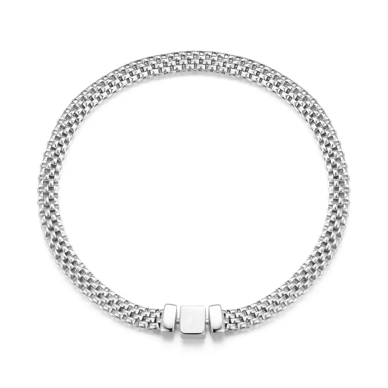 (image for) Pandora Style Weave Chain Bracelet - BSB124 - Product Image