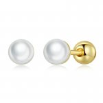PANDORA Style Pearl Stud Earrings - BSE630-BL