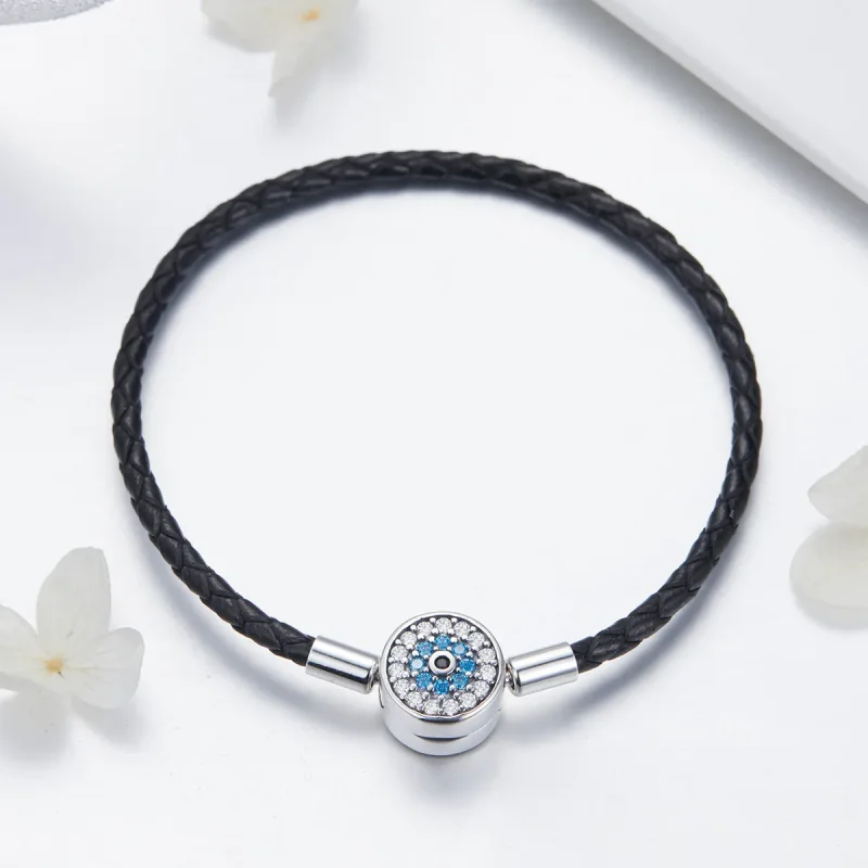 (image for) Leather Magical Mysteries Bracelet - PANDORA Style - SCB113 - View 2