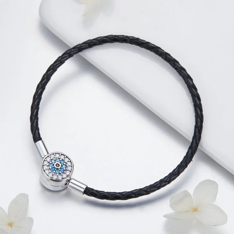 (image for) Leather Magical Mysteries Bracelet - PANDORA Style - SCB113 - View 3