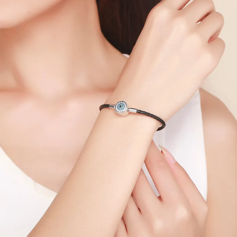 (image for) Leather Magical Mysteries Bracelet - PANDORA Style - SCB113 - View 5