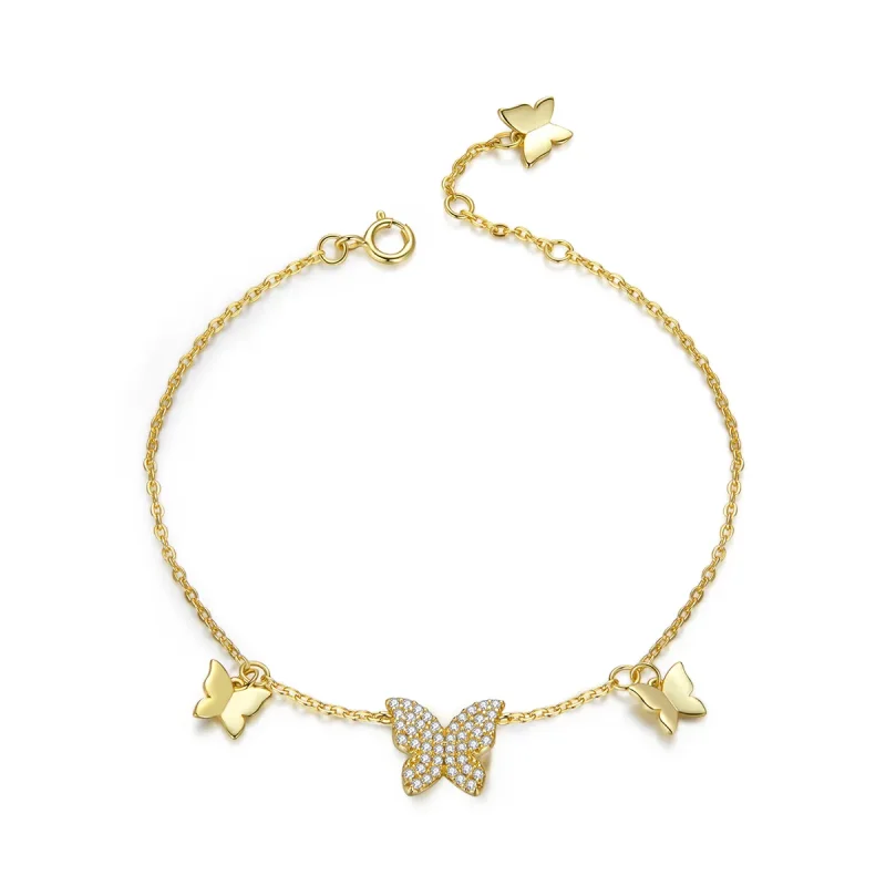 (image for) PANDORA Style Butterfly Effect Bracelet - BSB064 - Product Image