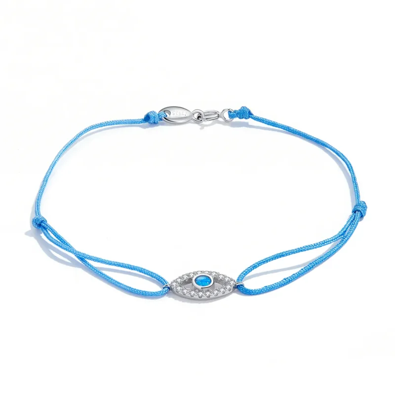 (image for) PANDORA Style Devil Eye Cord Bracelet - SCB229 - View 2