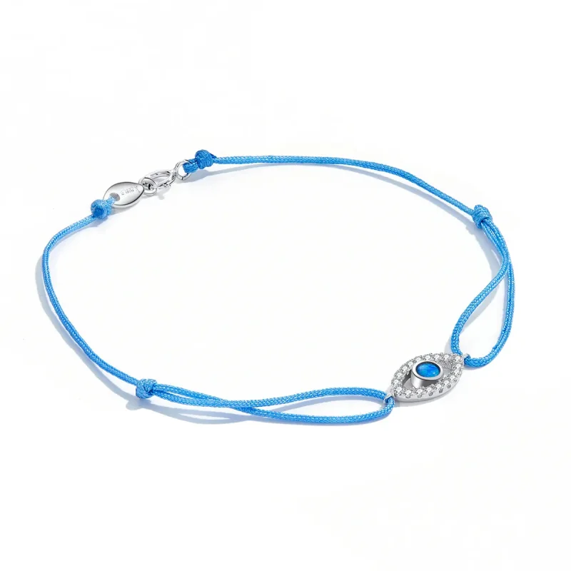 (image for) PANDORA Style Devil Eye Cord Bracelet - SCB229 - View 3