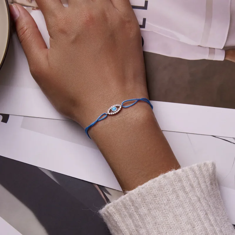 (image for) PANDORA Style Devil Eye Cord Bracelet - SCB229 - View 5