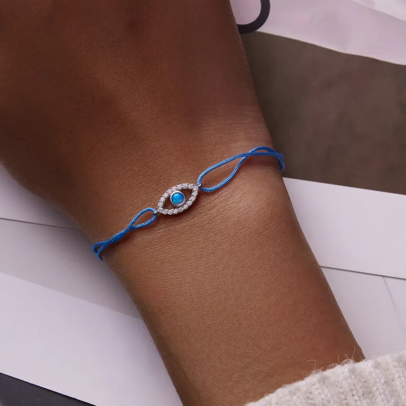 (image for) PANDORA Style Devil Eye Cord Bracelet - SCB229 - View 6
