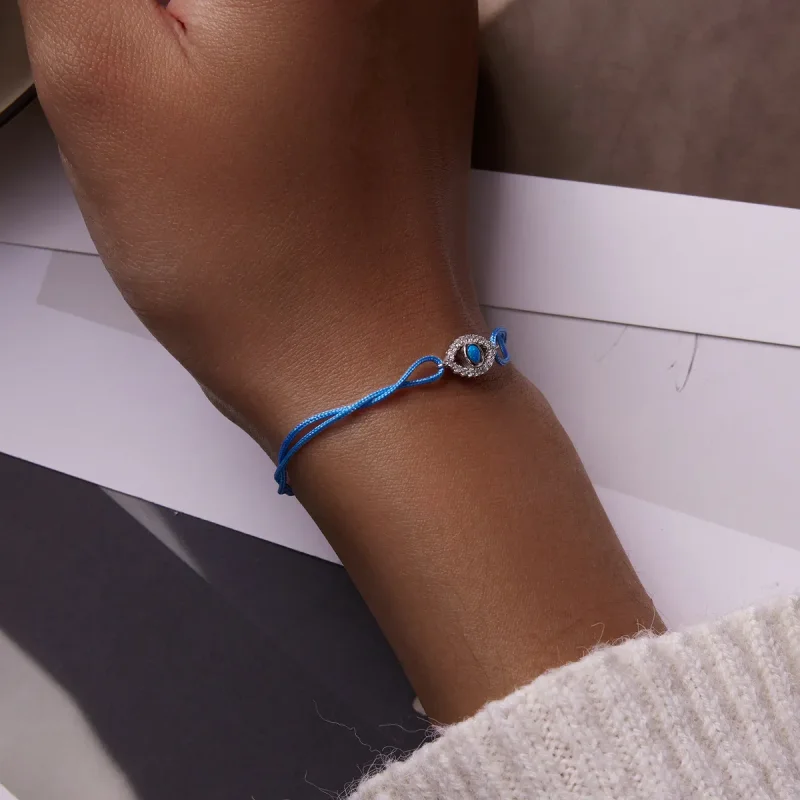 (image for) PANDORA Style Devil Eye Cord Bracelet - SCB229 - View 7