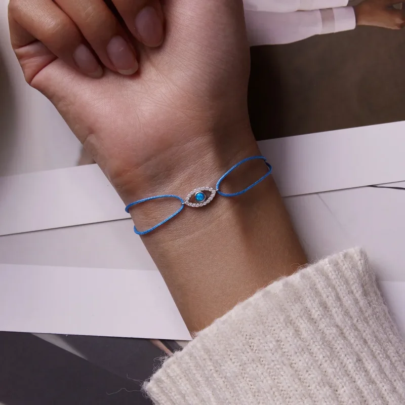 (image for) PANDORA Style Devil Eye Cord Bracelet - SCB229 - View 8