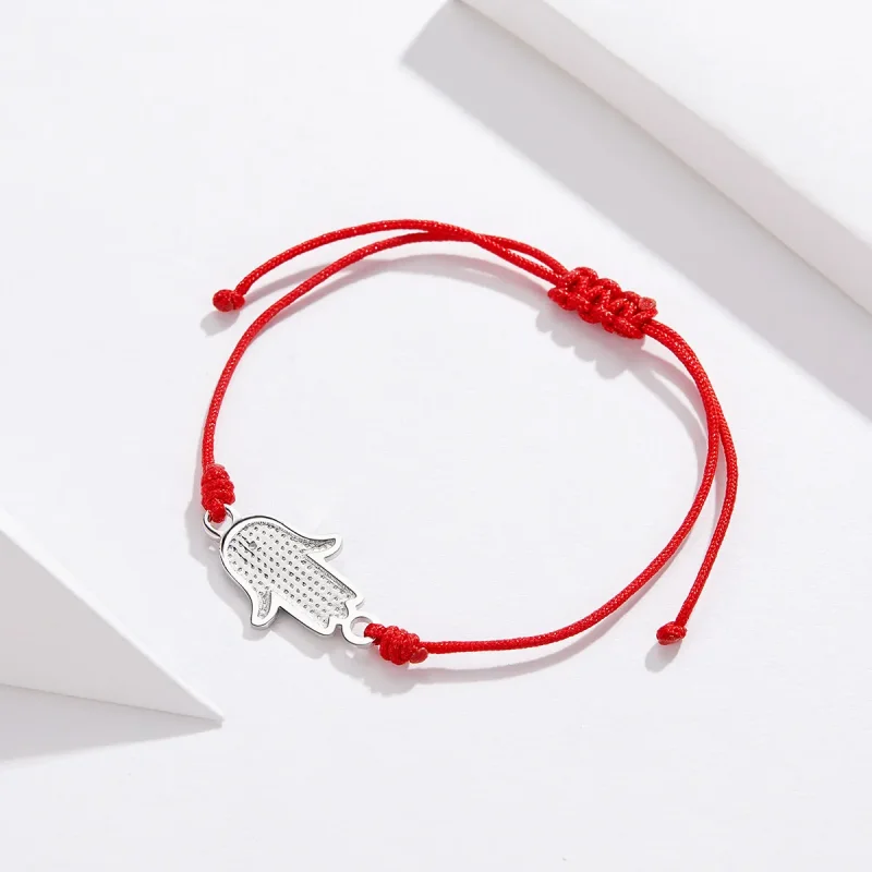 (image for) PANDORA Style Hand of Farmati Cord Bracelet - YMX002 - View 4