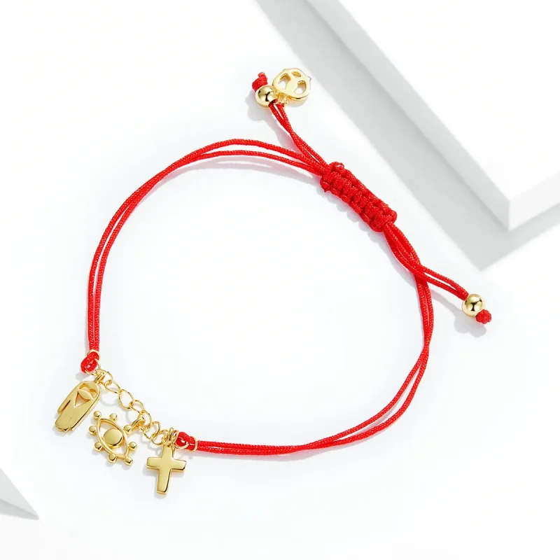 (image for) PANDORA Style Lucky Symbol Cord Bracelet - SCB226 - View 3