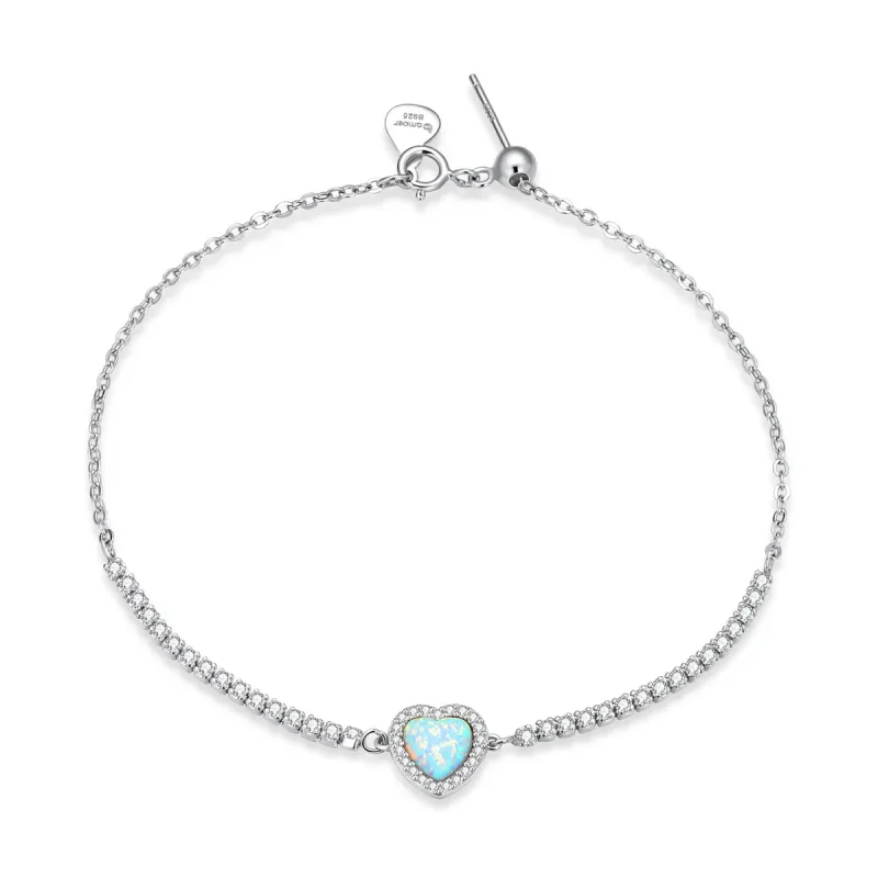 (image for) PANDORA Style Opal Love Bracelet - BSB086 - Product Image
