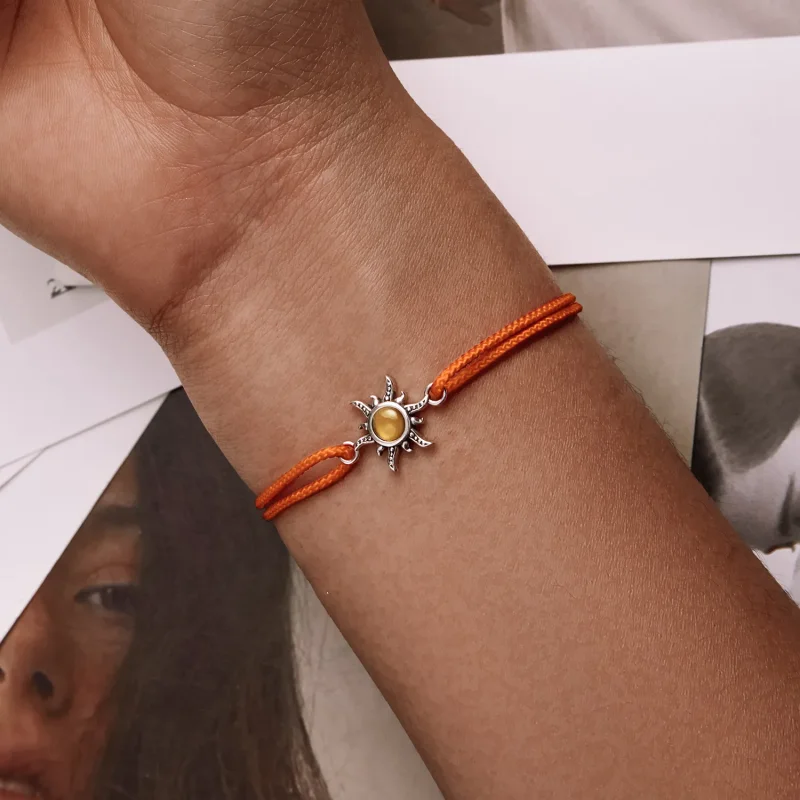 (image for) PANDORA Style Orange Sun Cord Bracelet - SCB230 - View 6