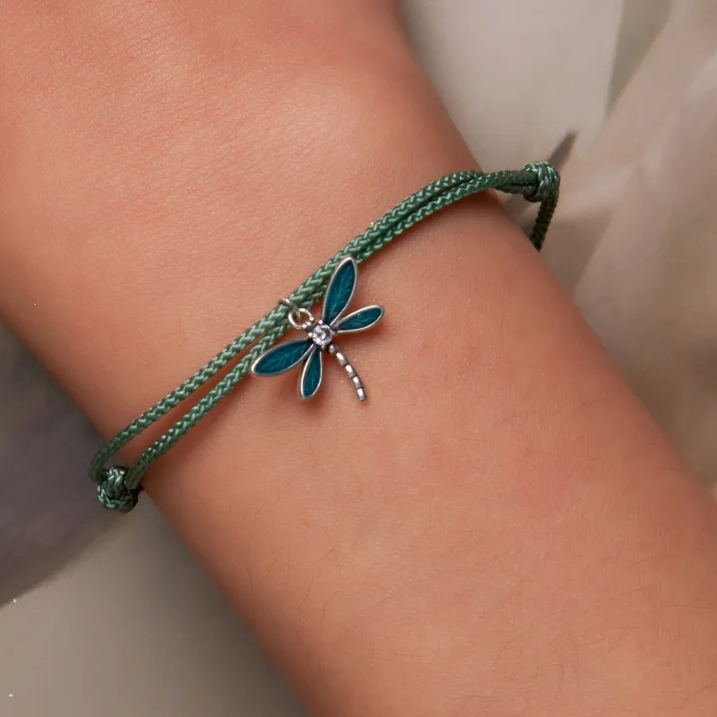 (image for) PANDORA Style Summer Dragonfly Cord Bracelet - SCB237 - View 5