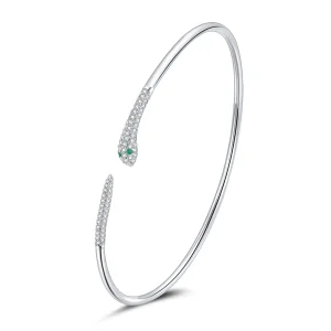 (image for) Pandora Style Open Bangle, Snake - SCB206