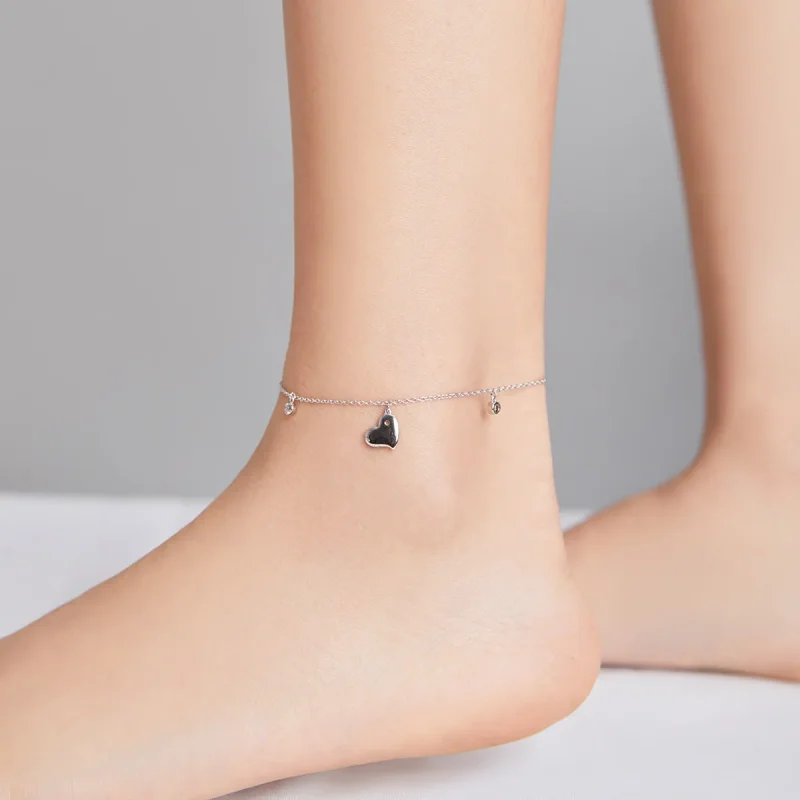 (image for) Pandora Style Silver Bracelet Heart - SCT021 - View 6