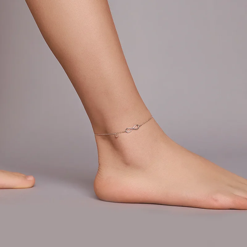 (image for) Pandora Style Silver Bracelet Infinity - SCT019 - View 6