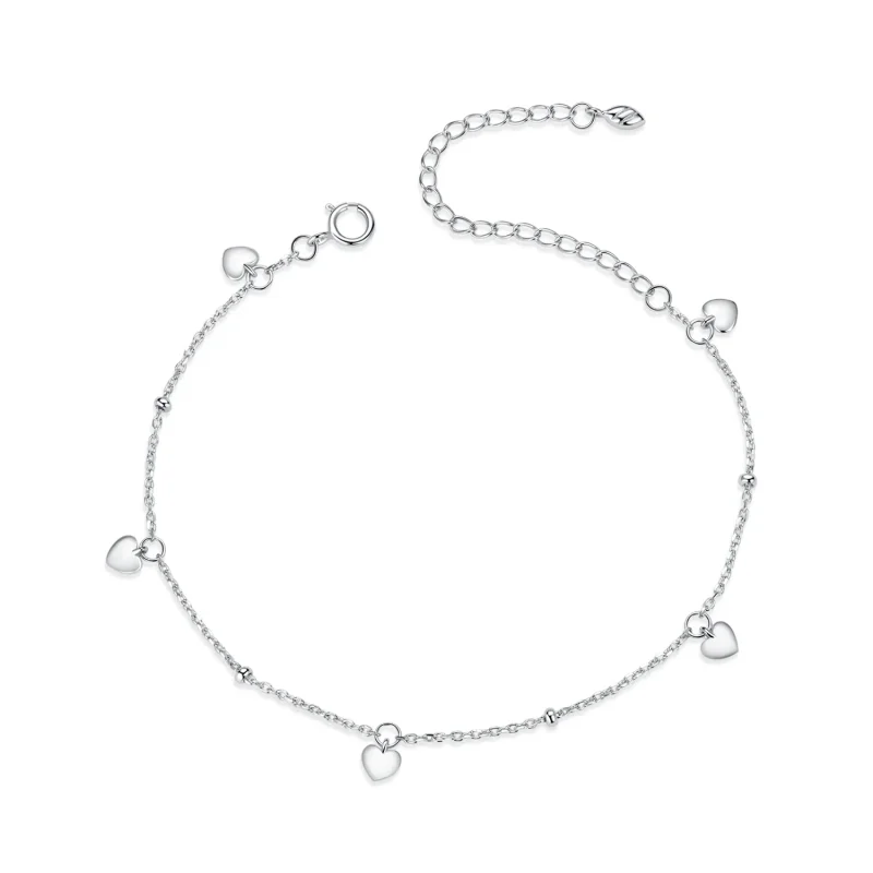 (image for) Pandora Style Silver Bracelet Loving Heart - SCB191 - Product Image