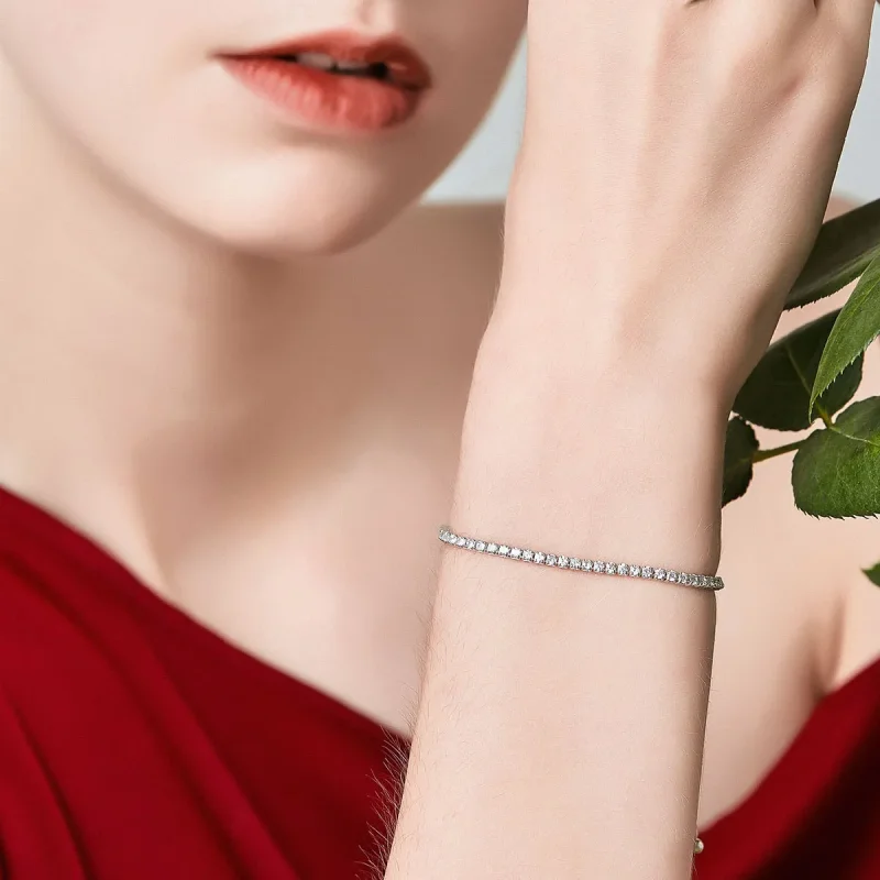 (image for) Pandora Style Silver Bracelet Lovingly - SCB029 - View 2