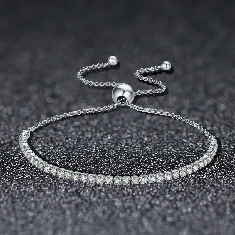 (image for) Pandora Style Silver Bracelet Lovingly - SCB029 - View 3