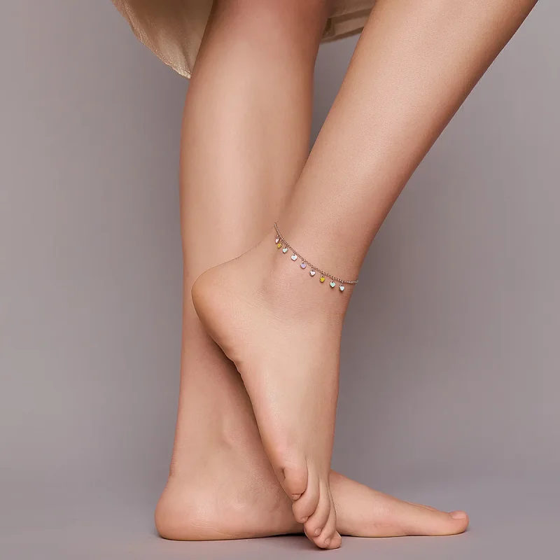 (image for) Pandora Style Silver Bracelet Rainbow Love - SCT020 - View 5