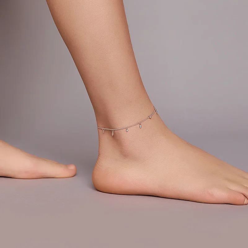 (image for) Pandora Style Silver Bracelet Tassel - SCT018 - View 6