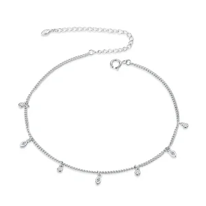 (image for) Pandora Style Silver Bracelet Tassel - SCT018