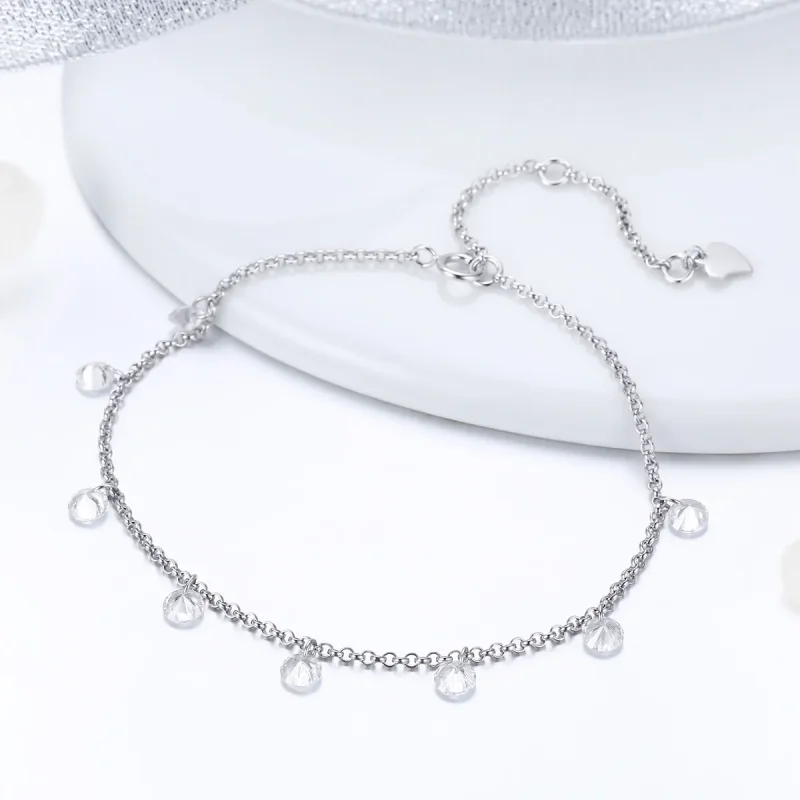 (image for) Silver Contracted Elves Chain Slider Bracelet - PANDORA Style - SCB103 - View 3