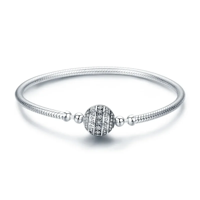 (image for) Silver Delicate Life Chain Bracelet - PANDORA Style - SCB062 - Product Image