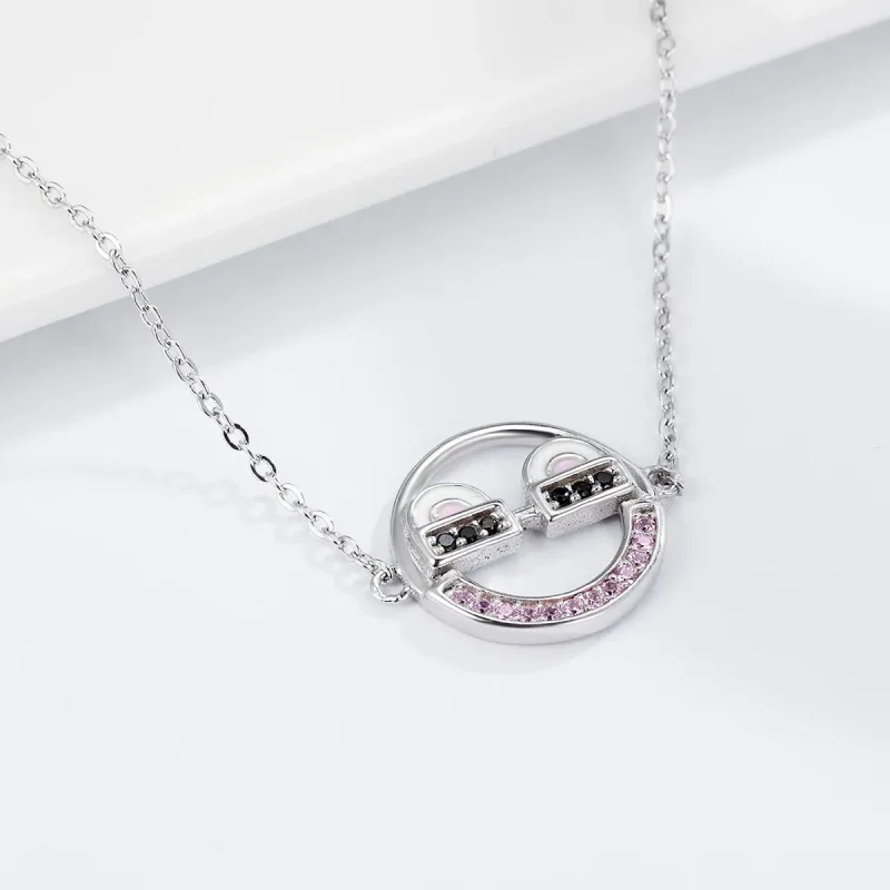 (image for) Silver Emoji Slider Bracelet - PANDORA Style - SCB040 - View 3
