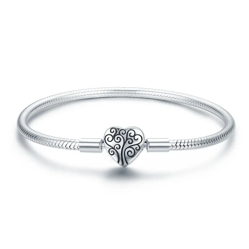 (image for) Silver Family Tree Chain Bracelet - PANDORA Style - SCB066 - Product Image