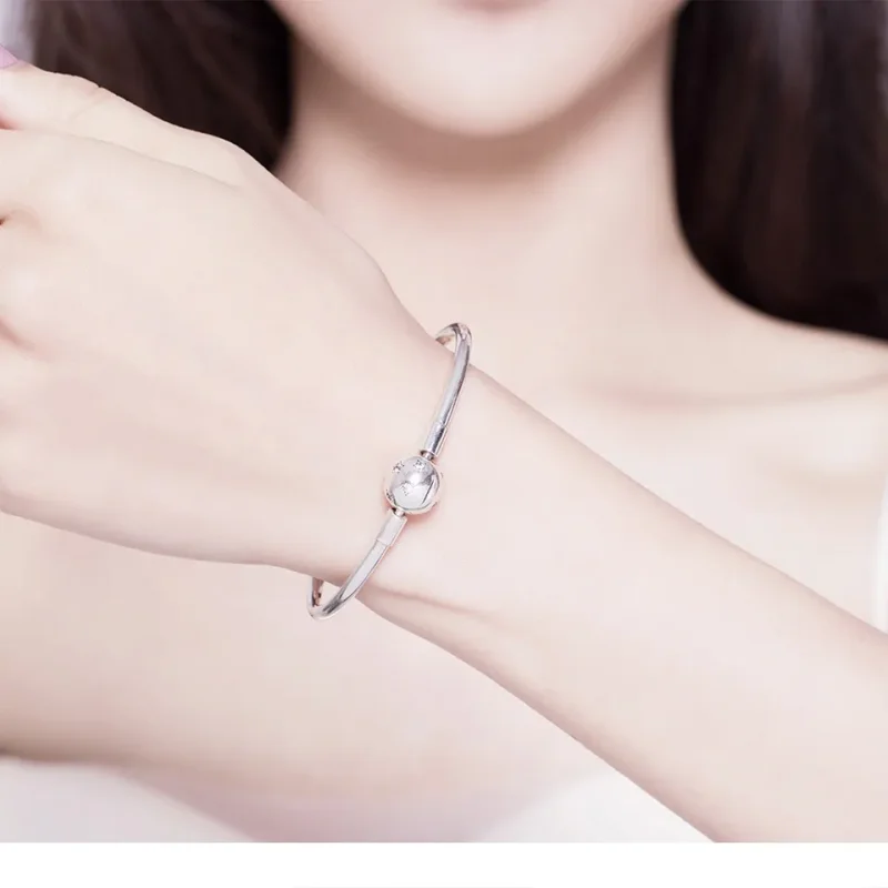 (image for) Silver Galaxy Bangle - PANDORA Style - SCB144 - View 2