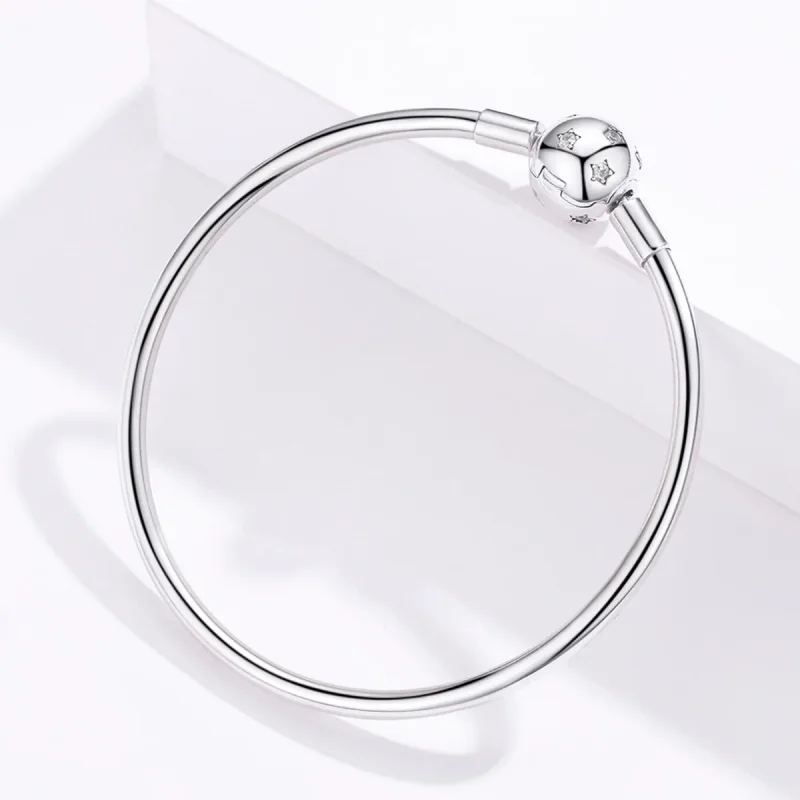 (image for) Silver Galaxy Bangle - PANDORA Style - SCB144 - View 4