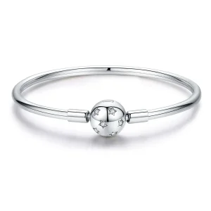 (image for) Silver Galaxy Bangle - PANDORA Style - SCB144