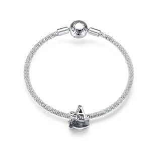 (image for) Silver Letter A Mesh Bracelet - PANDORA Style - SCB829