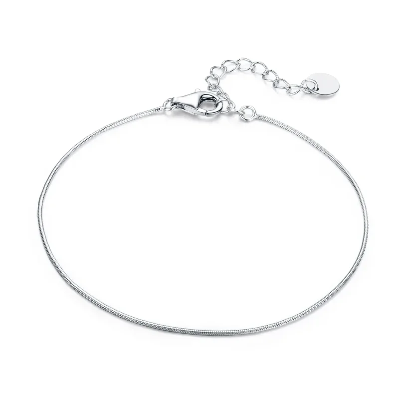 (image for) Silver Snake Chain Bracelet - PANDORA Style - SCB153 - Product Image