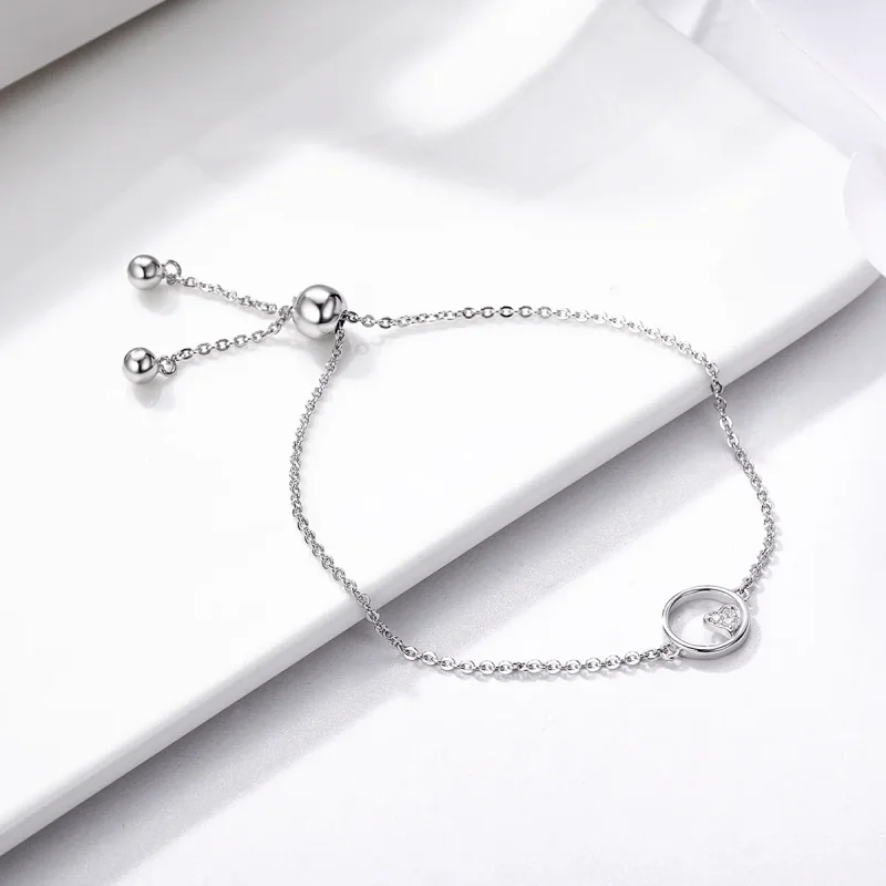 (image for) Silver Sweetheart Baby Slider Bracelet - PANDORA Style - SCB020 - View 5