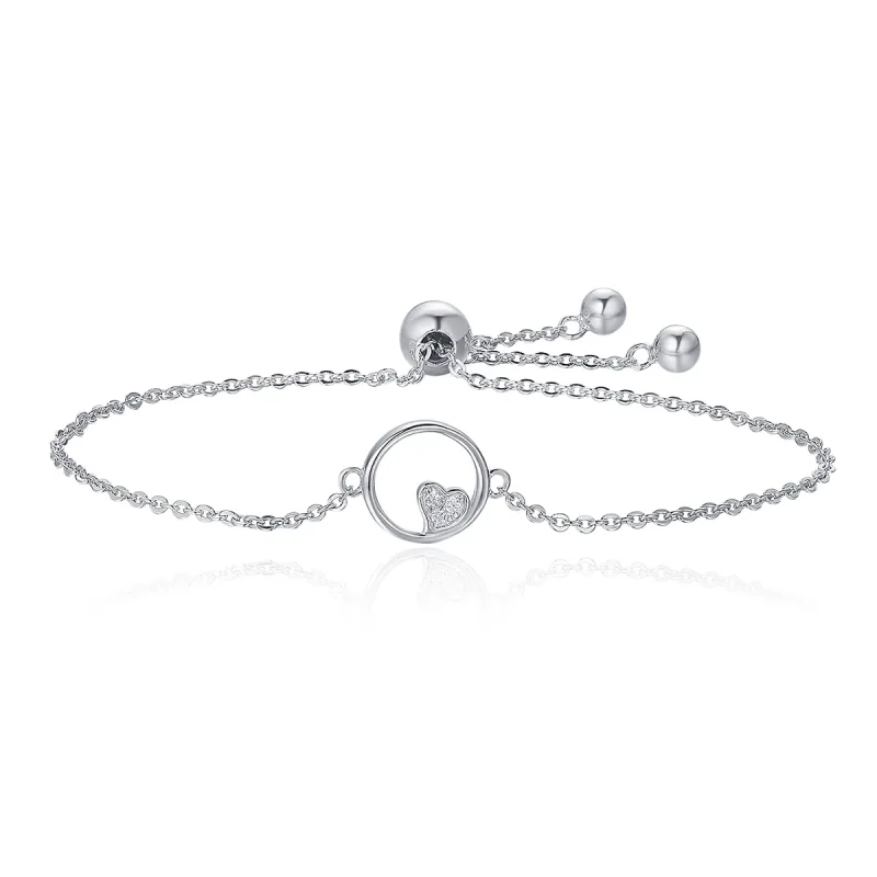 (image for) Silver Sweetheart Baby Slider Bracelet - PANDORA Style - SCB020 - Product Image