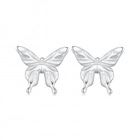 Pandora Style Butterfly Studs Earrings - BSE861