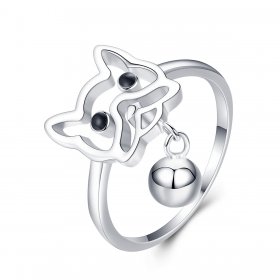Silver Bulldog Ring - PANDORA Style - SCR434