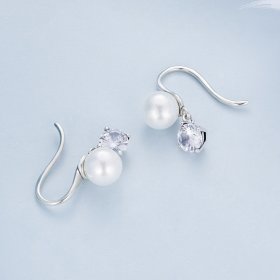 PANDORA Style Pearl Stud Earrings - BSE684